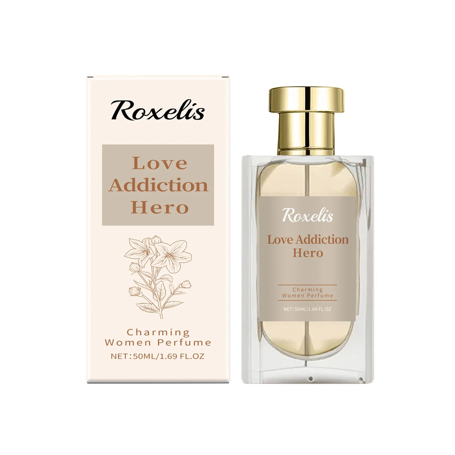 Roxelis 50ml Charming Women Perfume Long Lasting