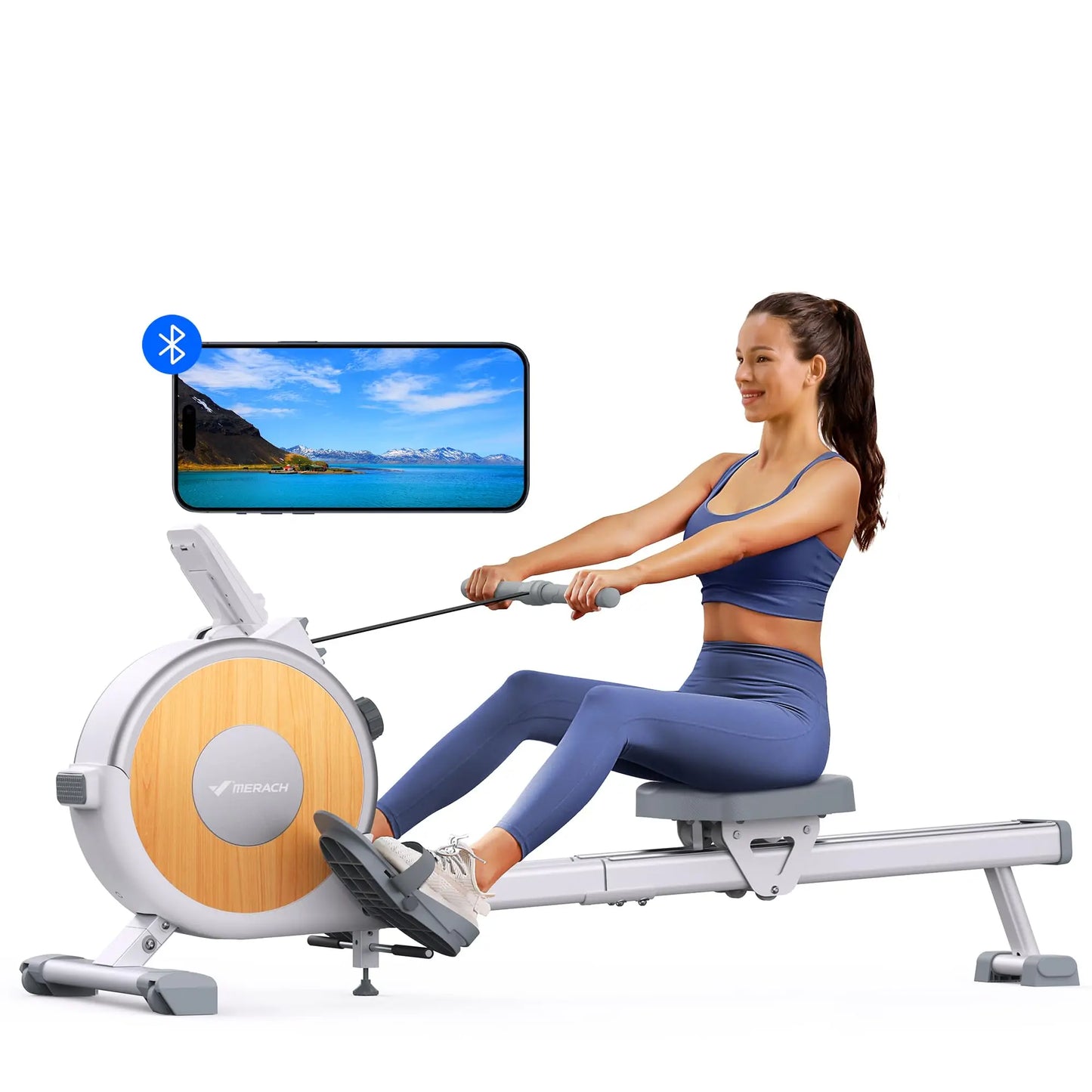 MERACH Rowing Machine Magnetic Rower Machine