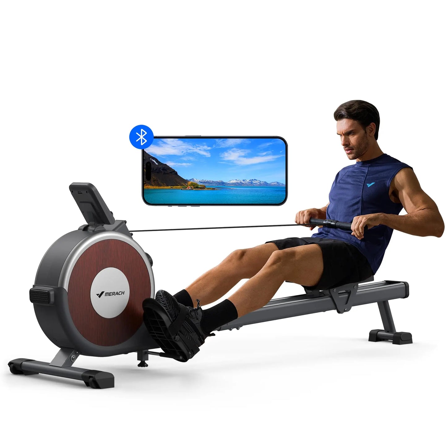 MERACH Rowing Machine Magnetic Rower Machine