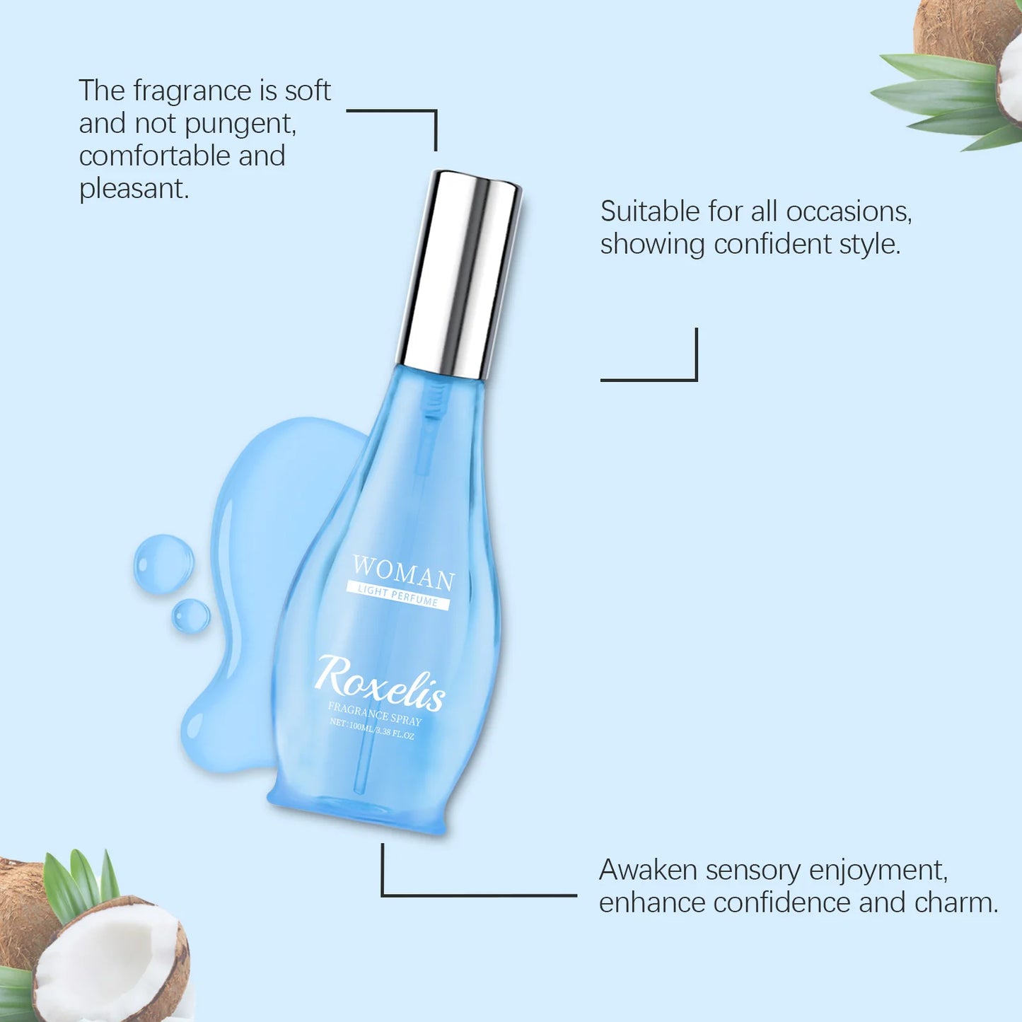 Roxelis 100ml Dating Fresh Perfume Spray