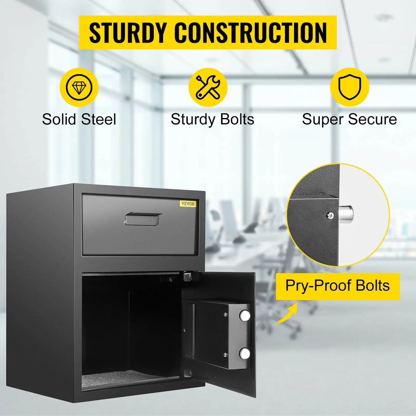 VEVOR Electronic Safe Deposit Box