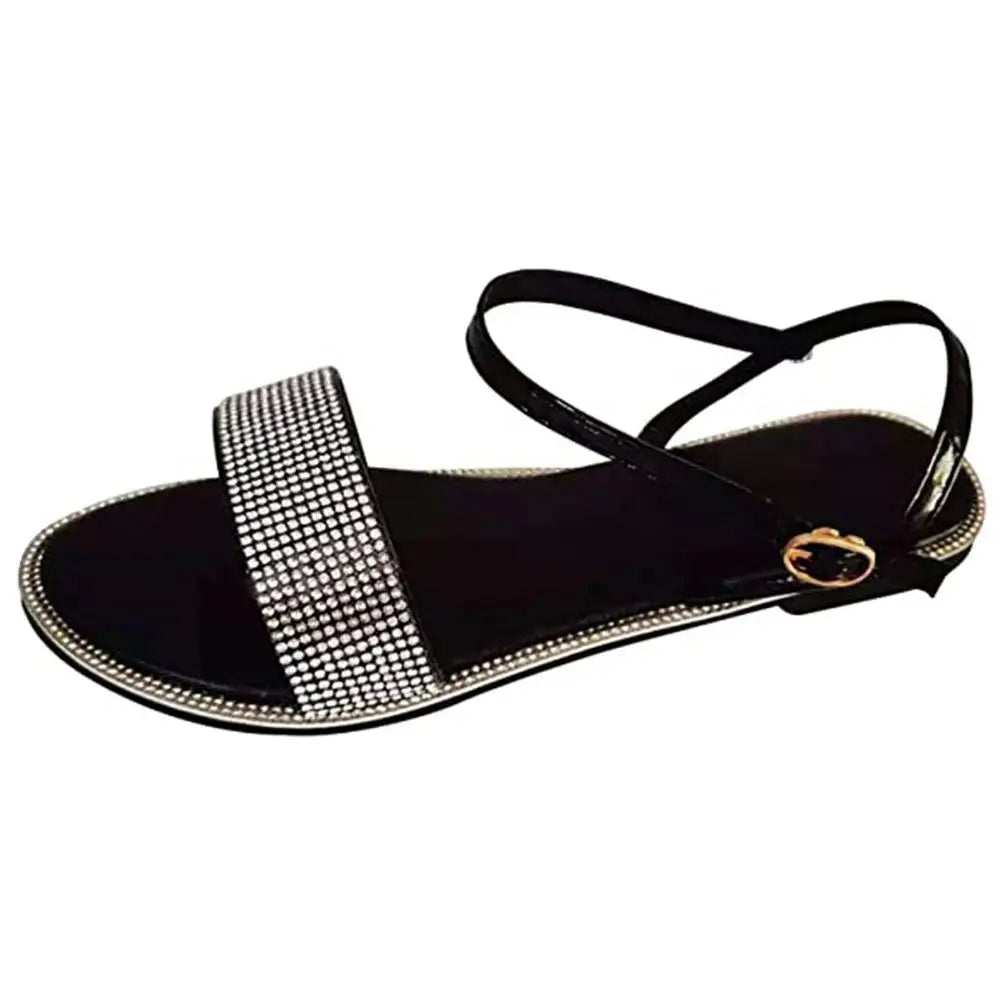 Women Slippers Summer Fashion Ladies Rhinestone