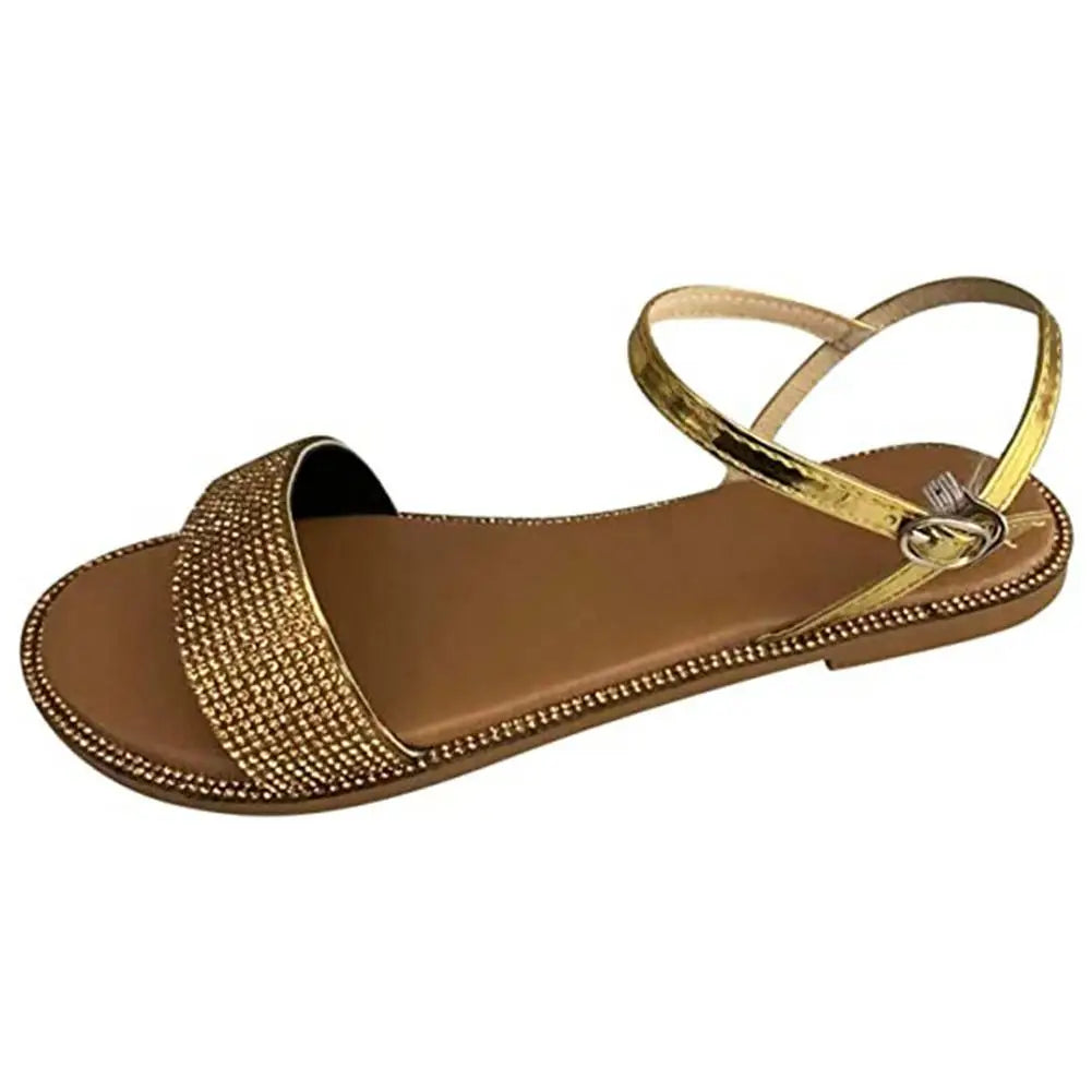 Women Slippers Summer Fashion Ladies Rhinestone