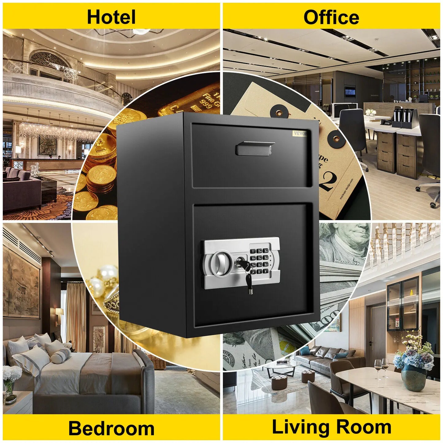 VEVOR Electronic Safe Deposit Box