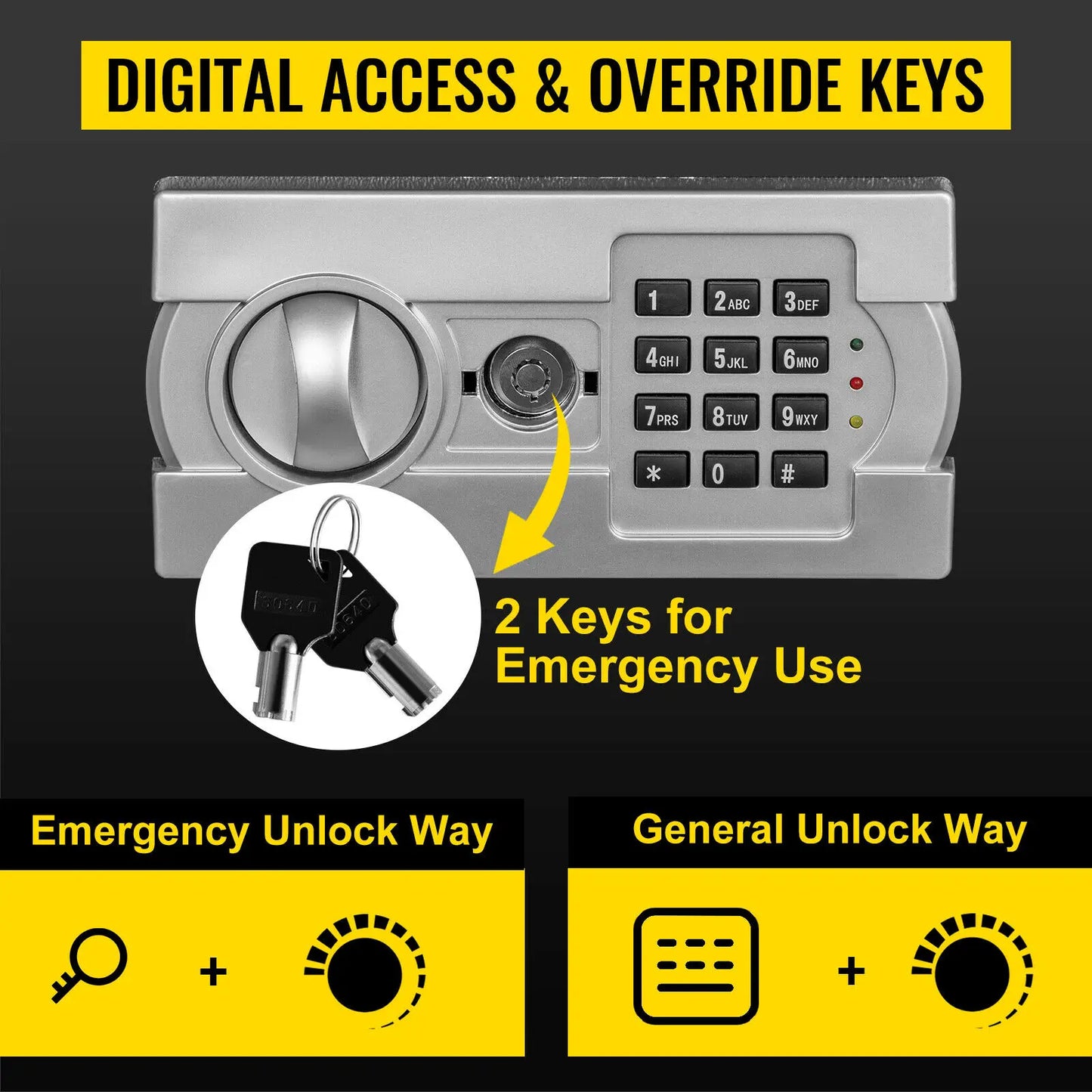 VEVOR Electronic Safe Deposit Box