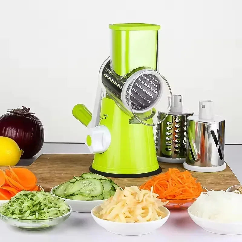 Manual Rotary Vegetable Slicer Cutter