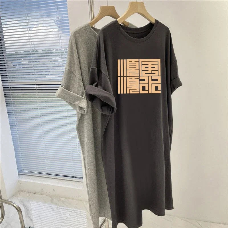 Women Clothing Chic Y2k Printed Dress