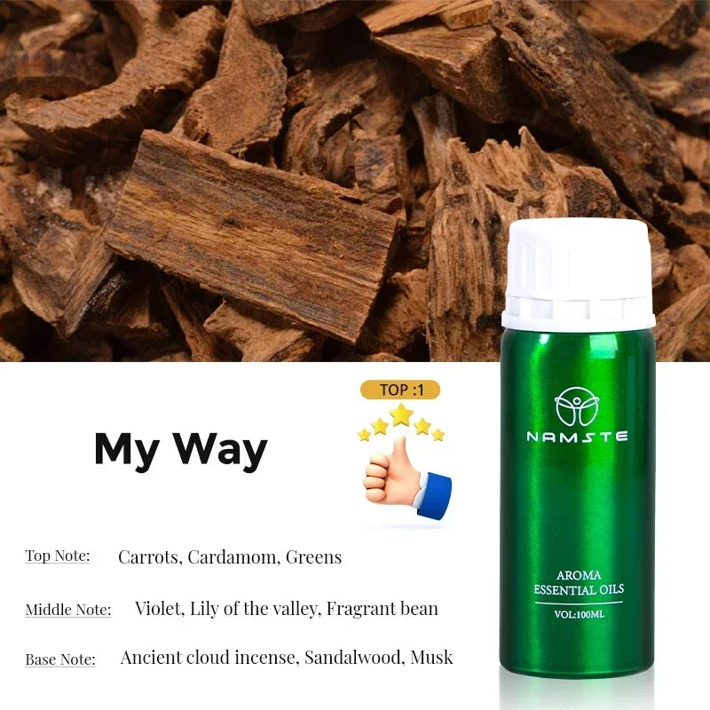 Perfume Essential Oils 100ML Aroma Diffuser