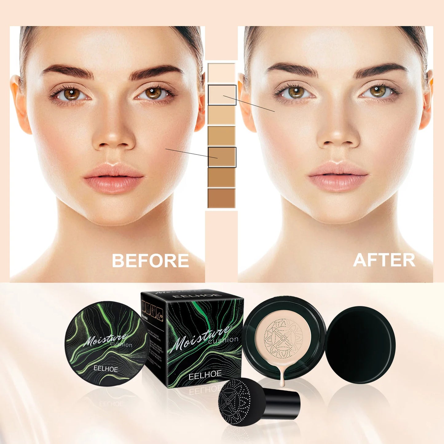 BB cream waterproof moisturizing facial cosmetics foundation