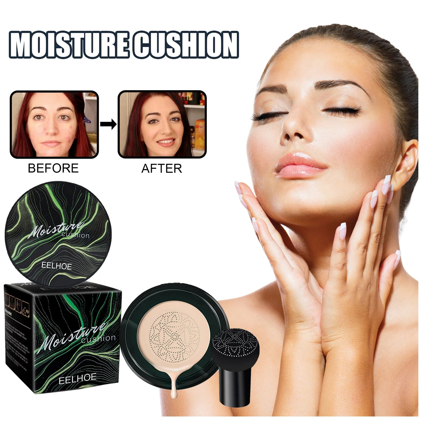BB cream waterproof moisturizing facial cosmetics foundation