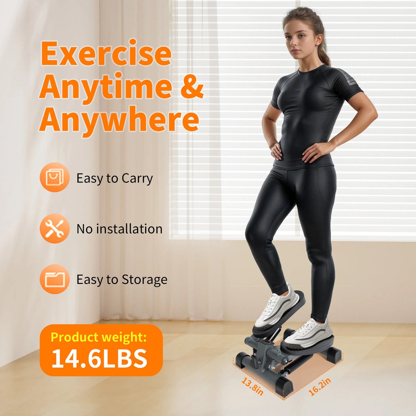 LeikeFitness Mini Stair Stepper f