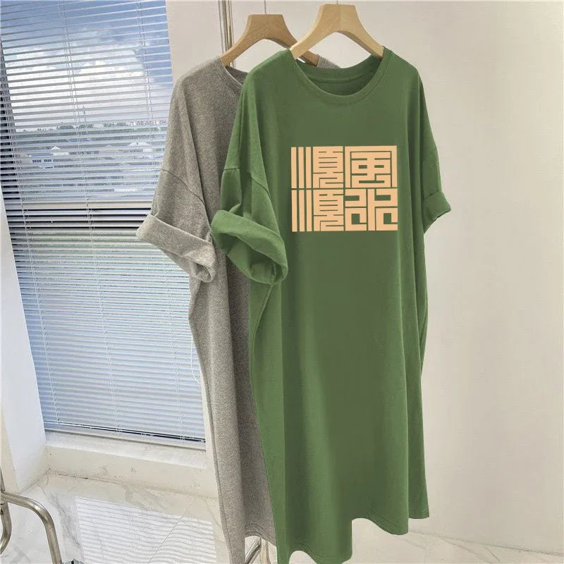Women Clothing Chic Y2k Printed Dress