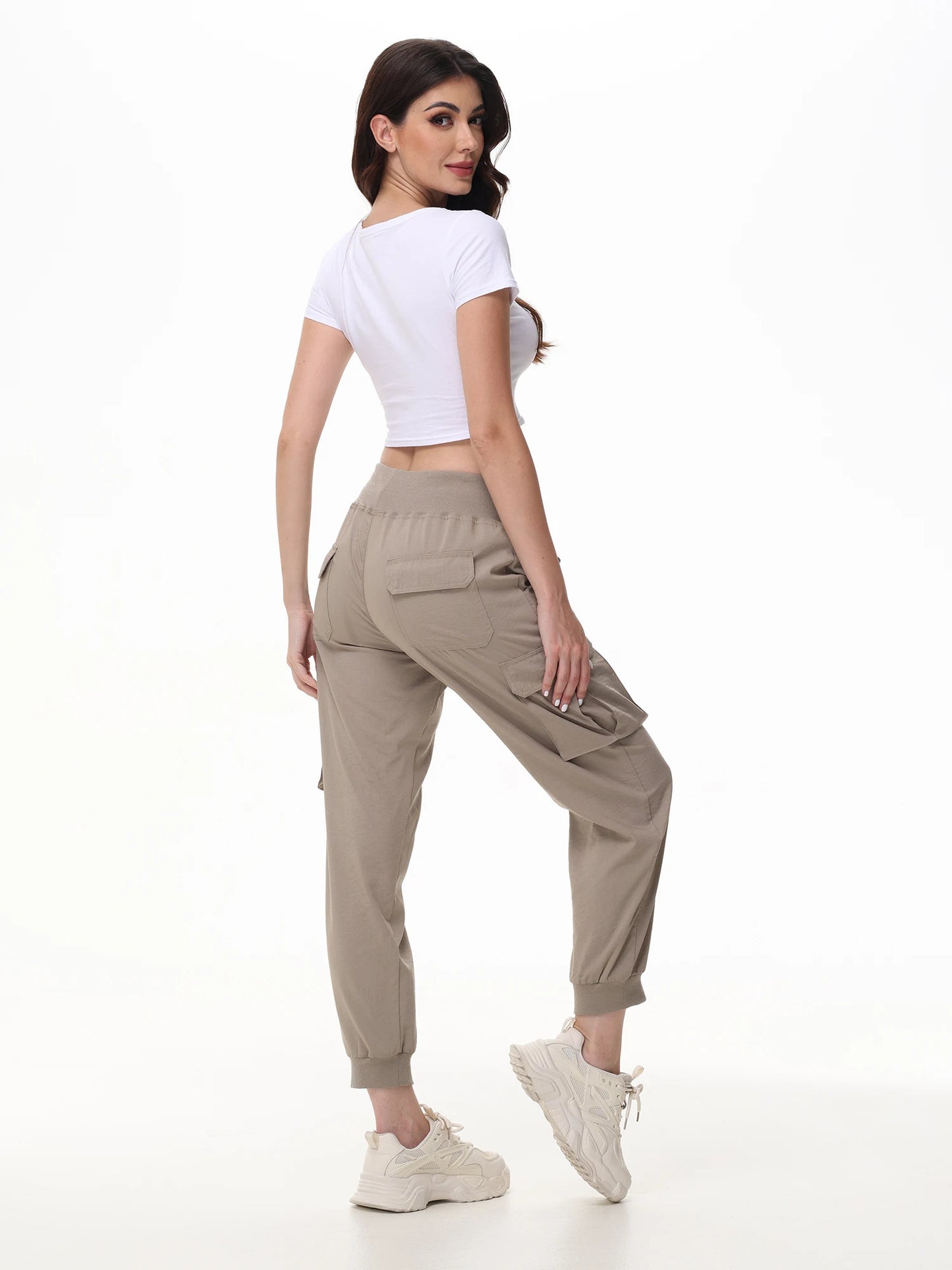 Summer Women's Cropped Jogger Pants,