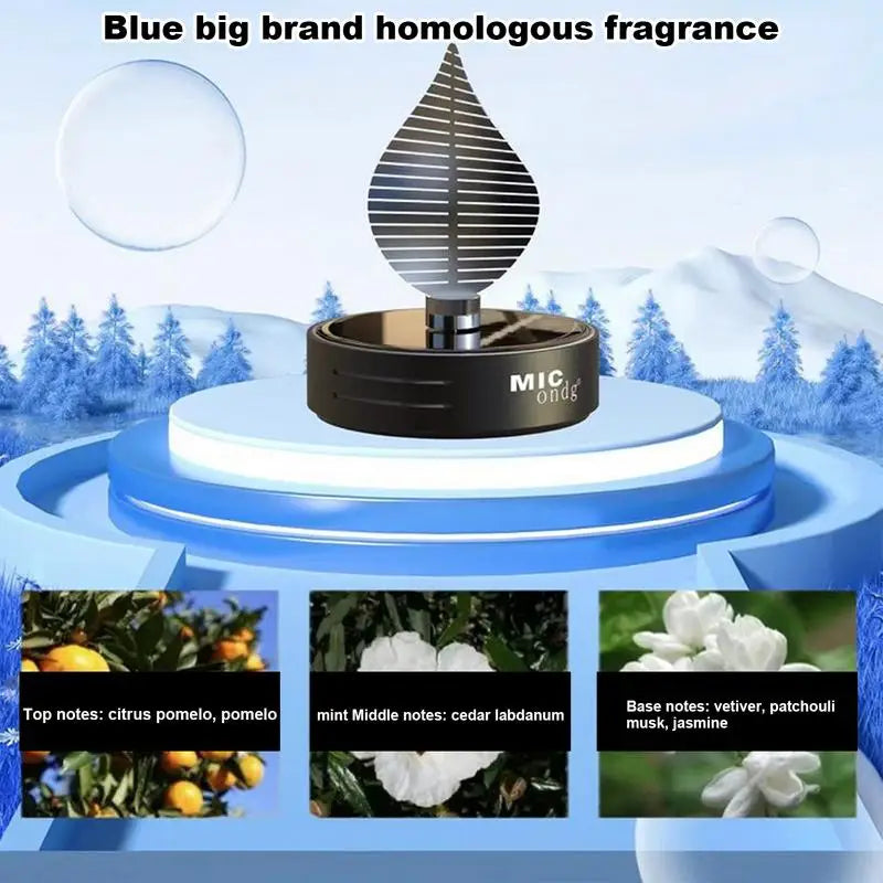 Car Air Freshener Diffuser Aromatherapy Diffuser Car Scent Diffuser Air Freshener Car Accessories Solar-Powered Eco-Friendly For
