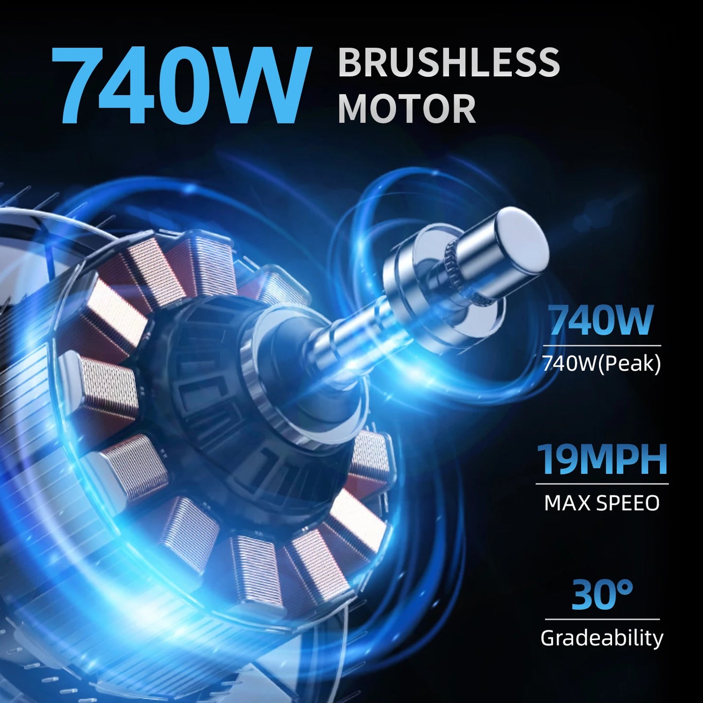 740W electric bicycle, suitable for adults,