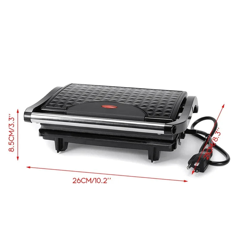 2024 Household Mini Steak Machine Hamburger Fried Egg Sandwich Maker Non Stick Surface Grill Toaster EU Plug