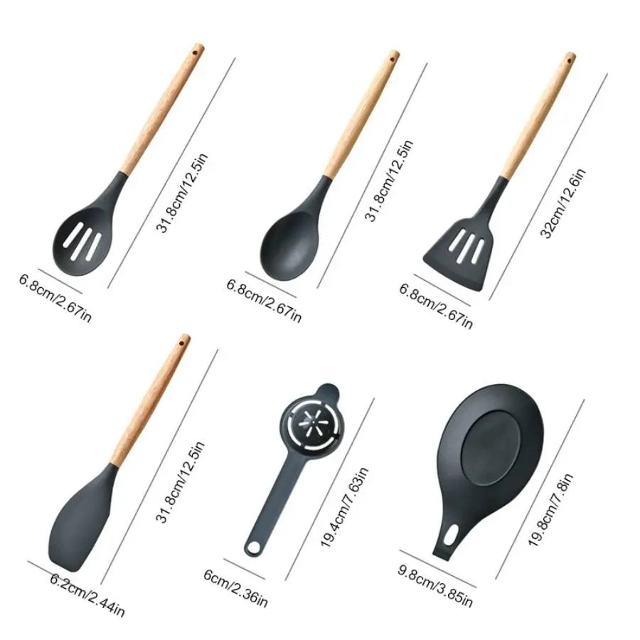 34Pcs/set, Non-stick Pot Special Cooking Tools Set