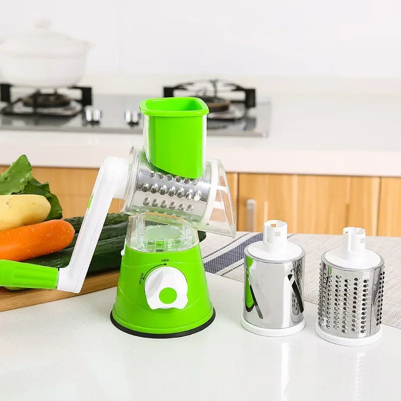 Manual Rotary Vegetable Slicer Cutter