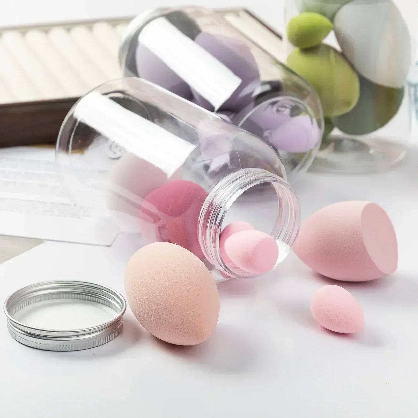 14Pcs Makeup Sponge Cosmetic Puff Foundation