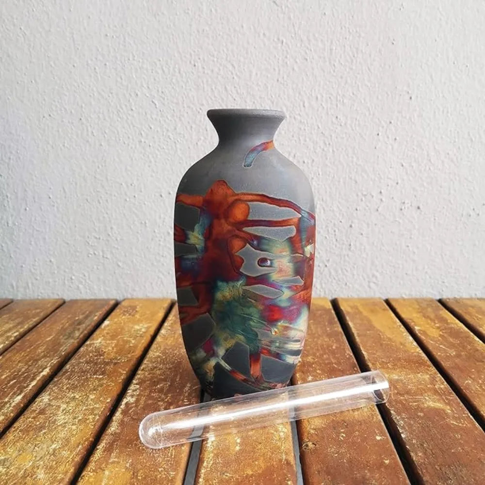 3 Pack 7 inch Handmade Ceramic Vase