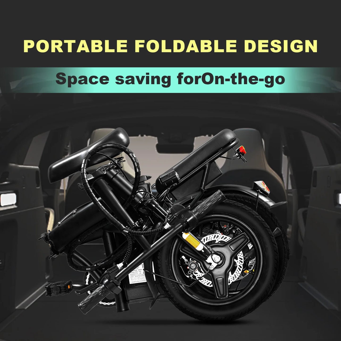 400W motor adult electric bicycle, foldable