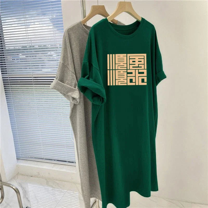 Women Clothing Chic Y2k Printed Dress