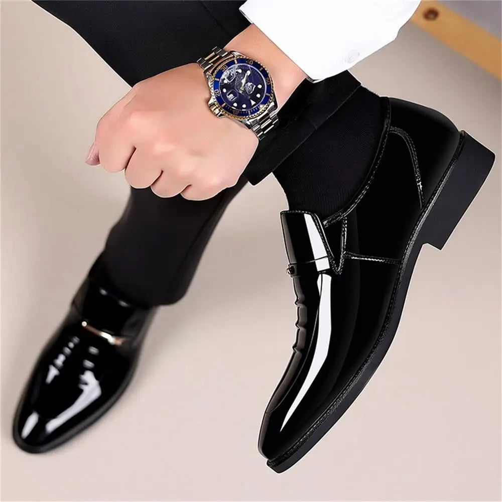 Mens Dress Shoes Formal Business Oxford High Gloss