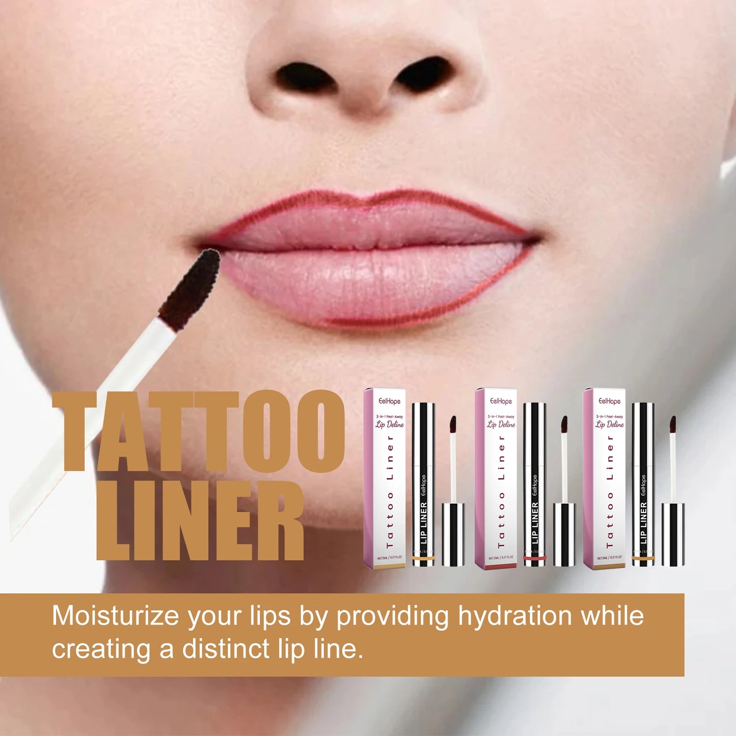 Peel off Lip Liner Pen Tattoo Lipstick