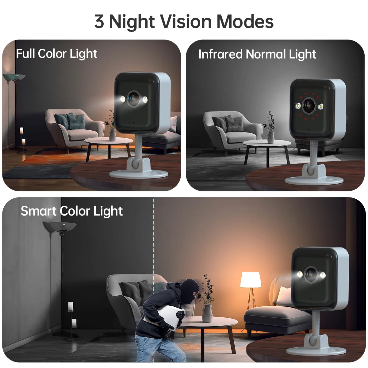 Wireless Camera Outdoor Color Night CCTV Surveillance Camera