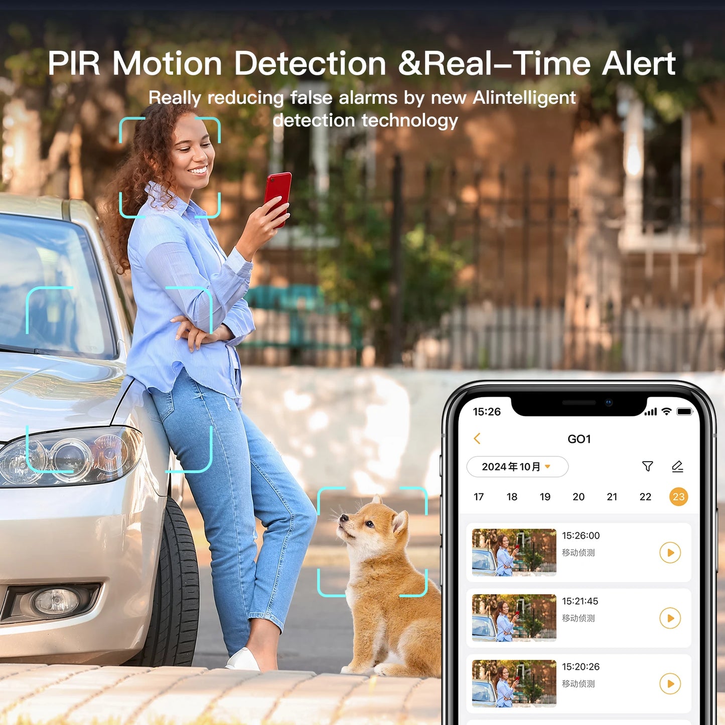 Battery Powered Wireless Camera Outdoor Home Security