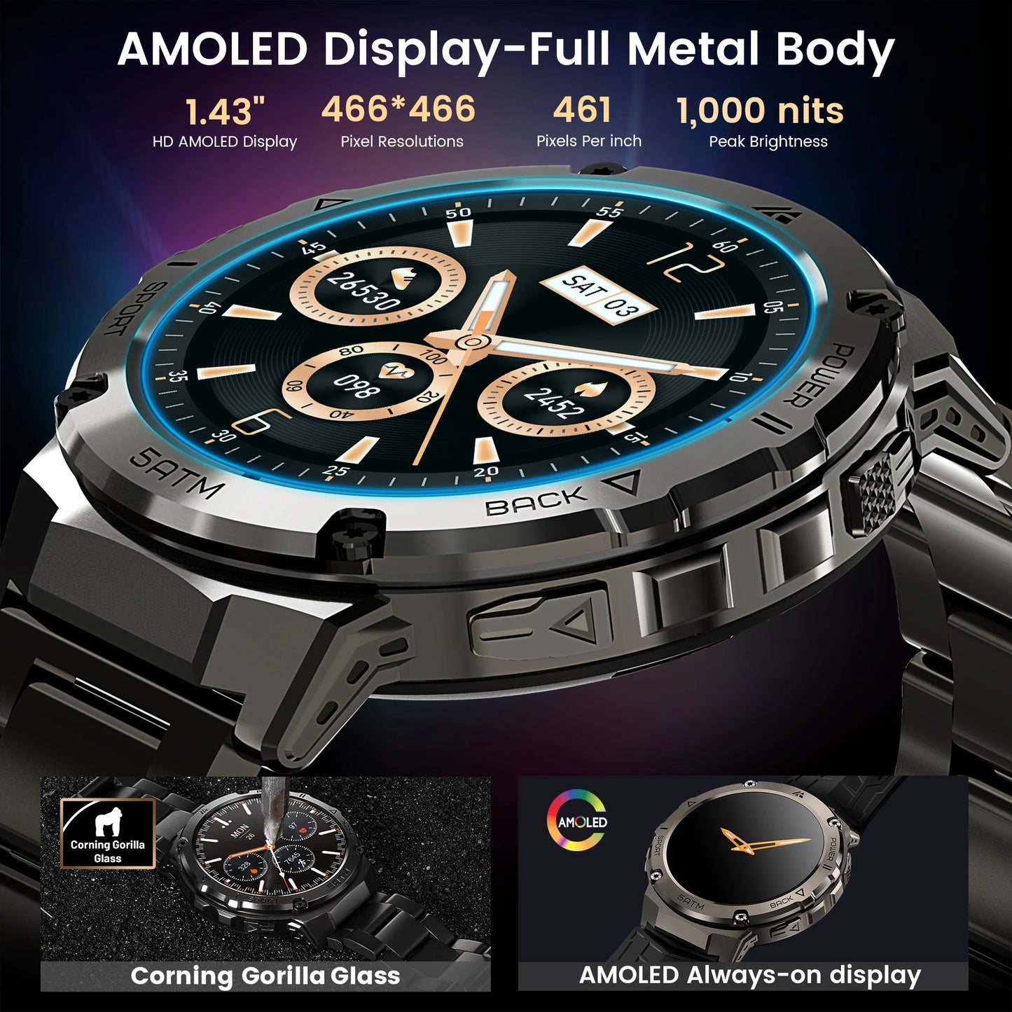 2024 Original Ticwris T3E GPS Smart Watch