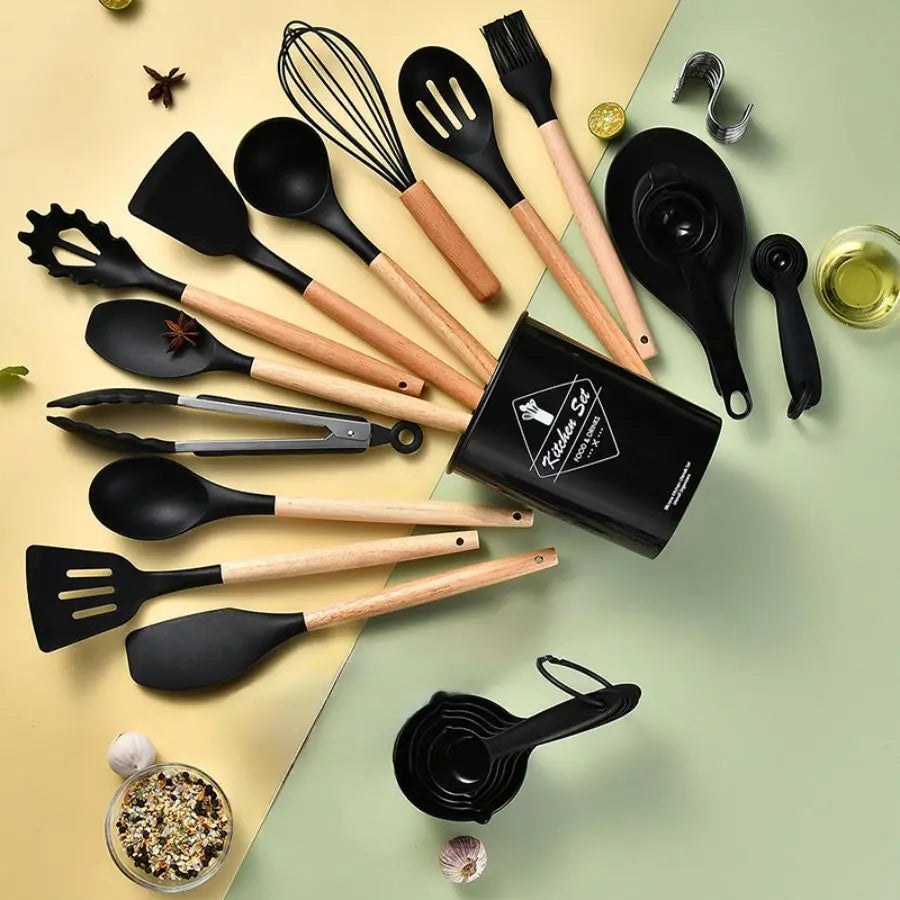 34Pcs/set, Non-stick Pot Special Cooking Tools Set