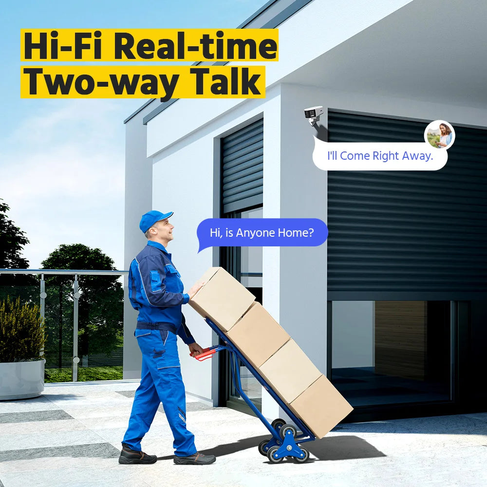 Smart Home 180° Dual Lens Outdoor Video Camera