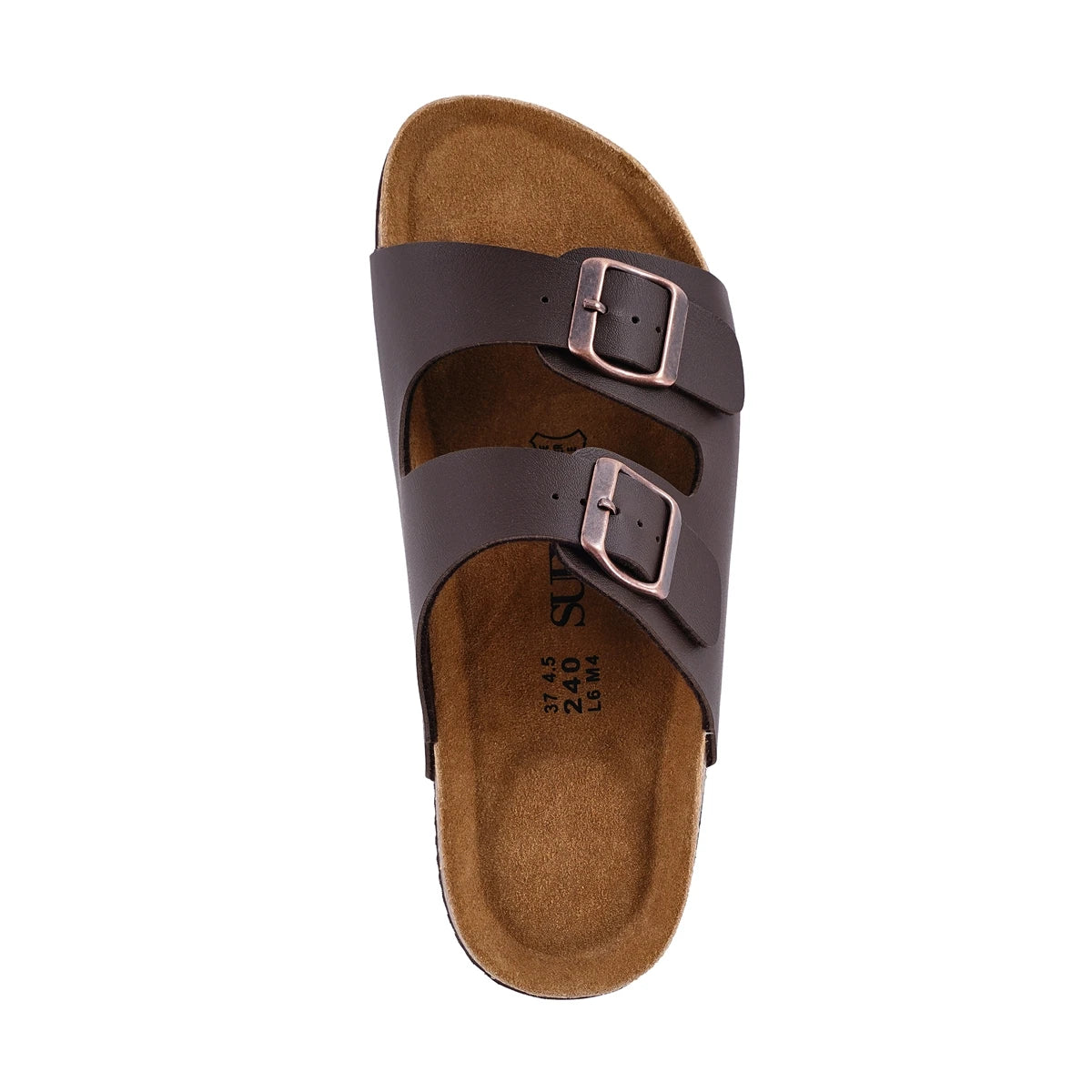SUFU Spring Summer Soft Footbed Leather Sandals Women