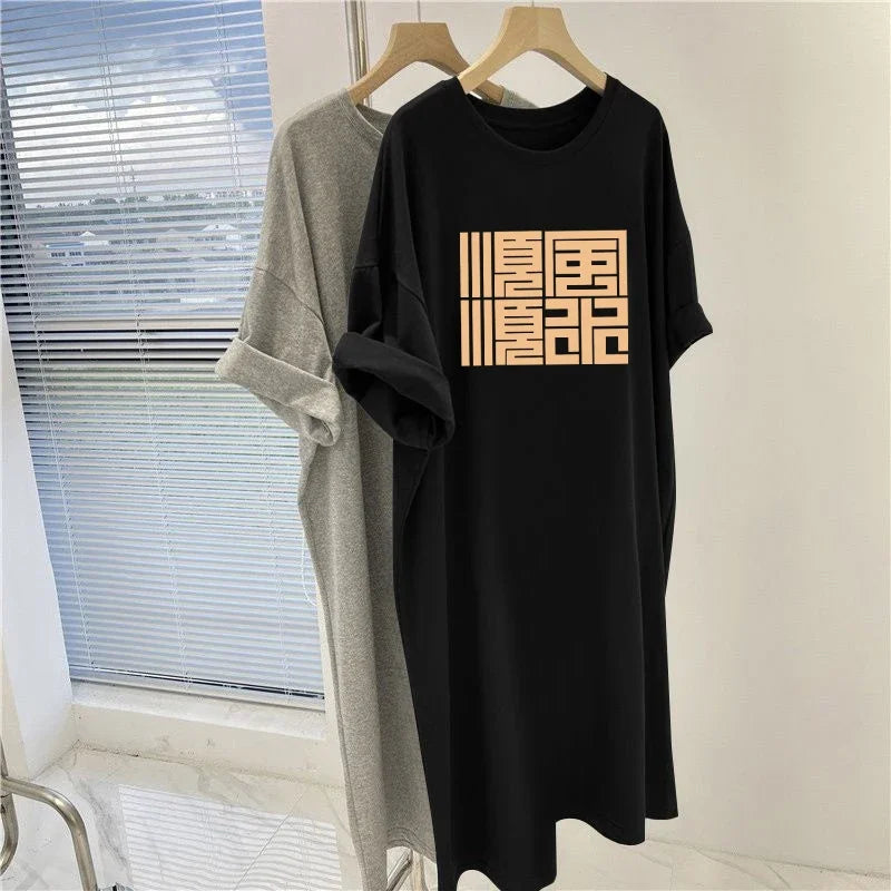 Women Clothing Chic Y2k Printed Dress