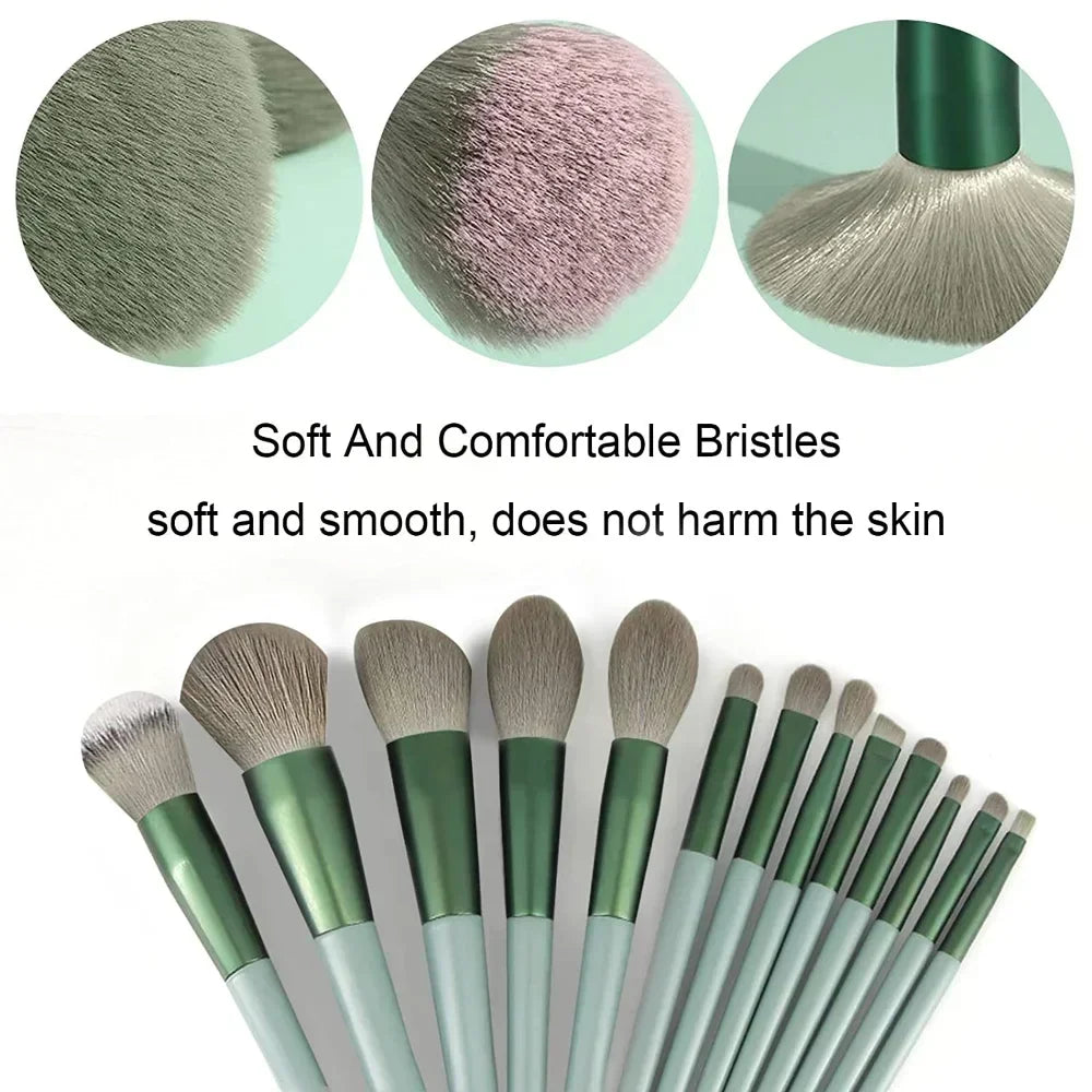13 PCS Makeup Brushes Set Eye Shadow Foundation