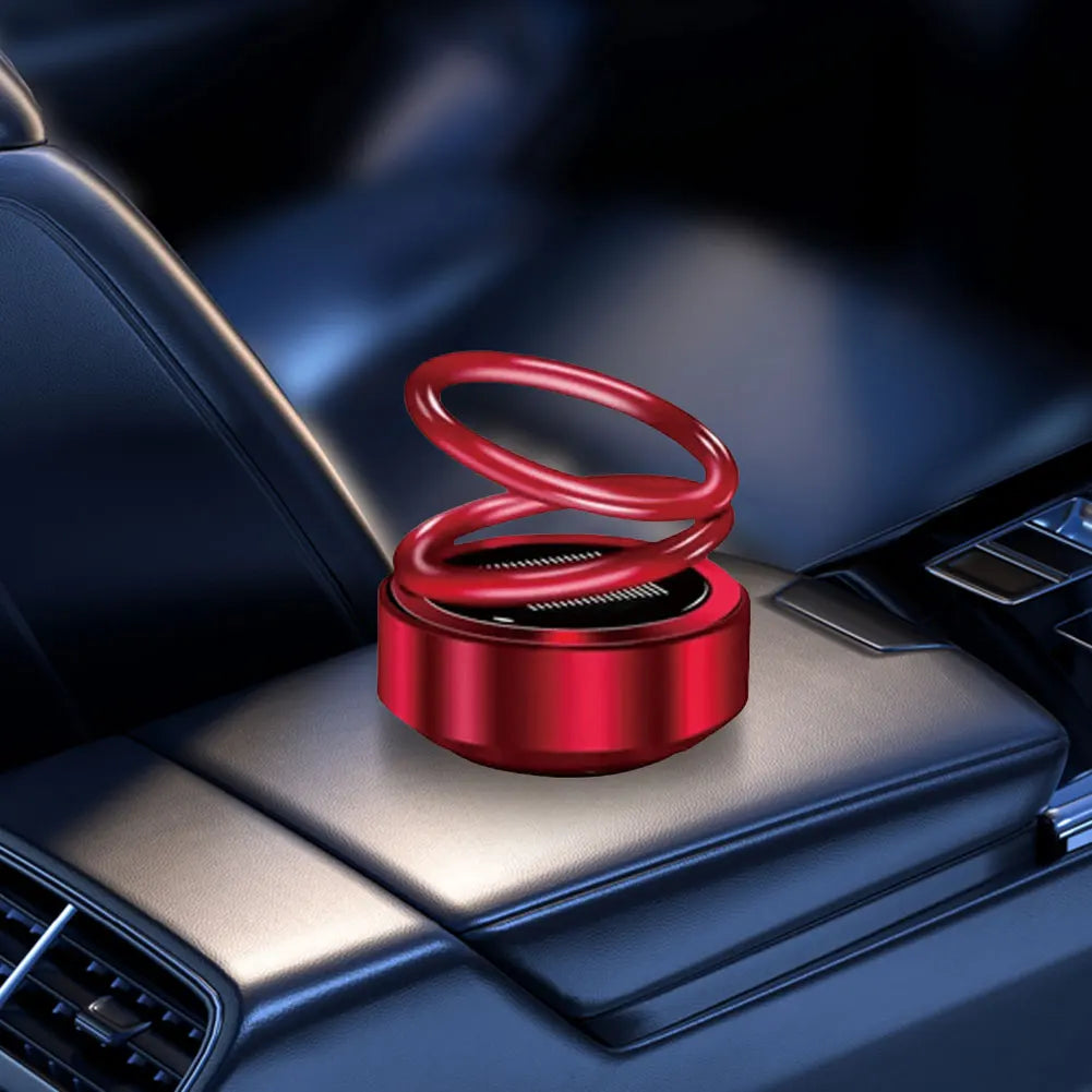 1-5PCS Double Ring Rotating Auto Fragrance Diffuser Windshield Defroster Car Heater Portable Air Perfume Cleaners for Car Decor