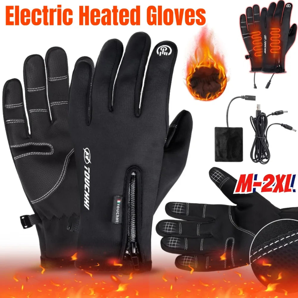 Winter Warm Cycling Waterproof Men's Gloves
