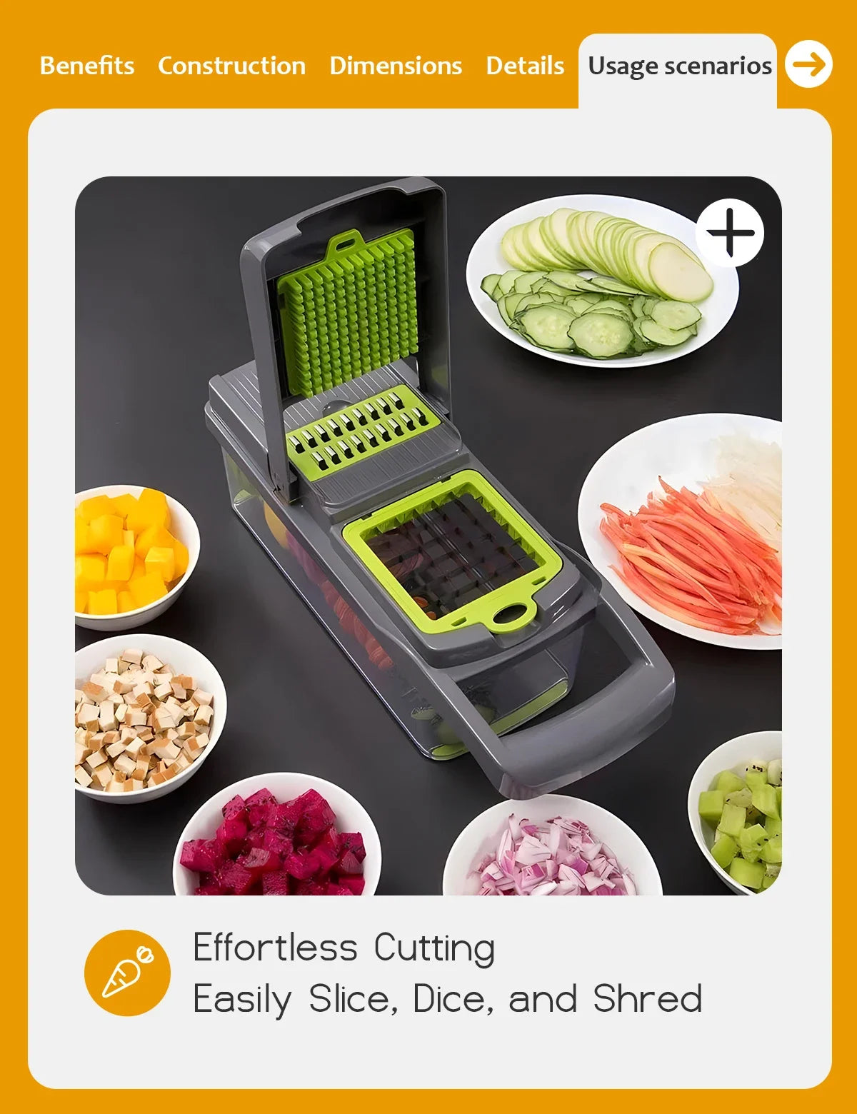 Multifunctional Vegetable Chopper