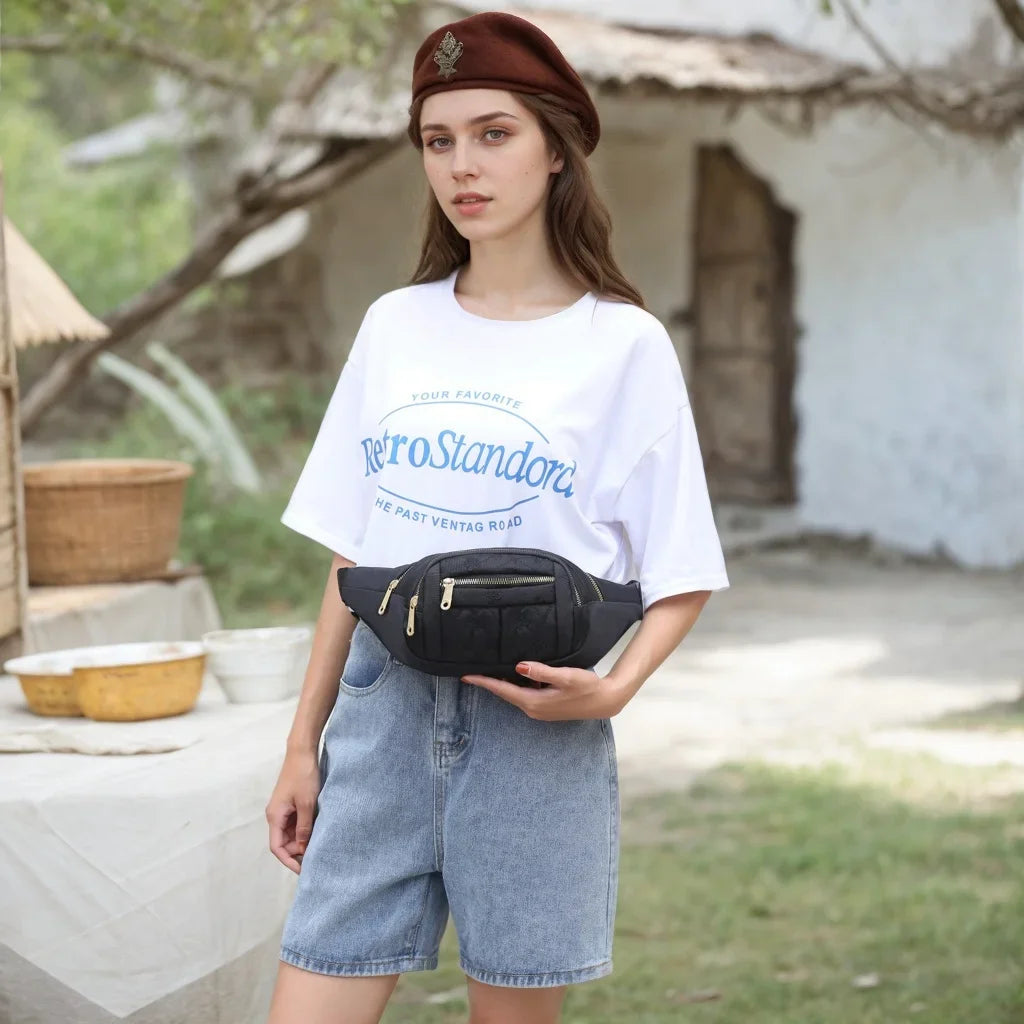Men's and women's sling belt bag