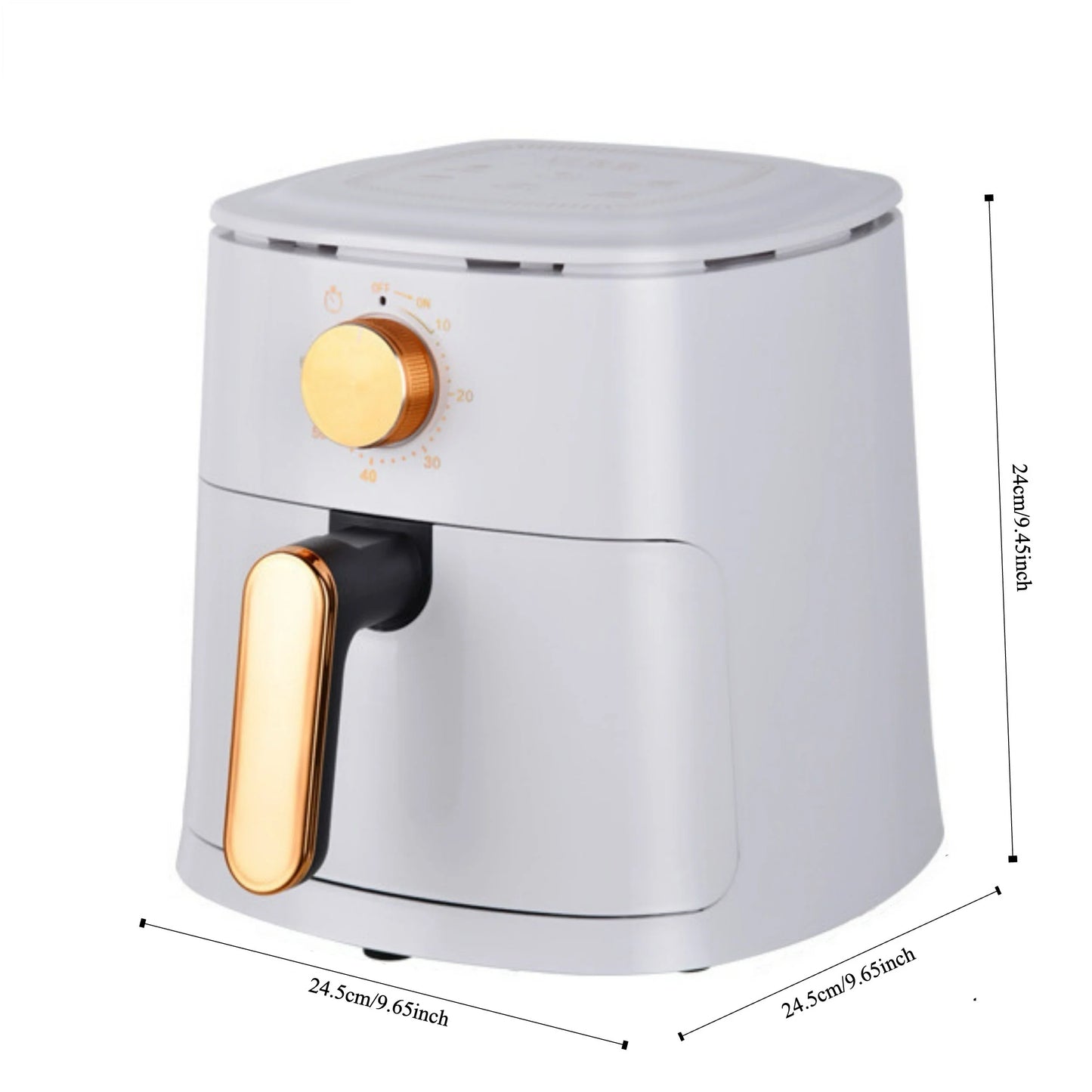 4L Mechanical Air Fryer - User-Friendly Multi-Functional