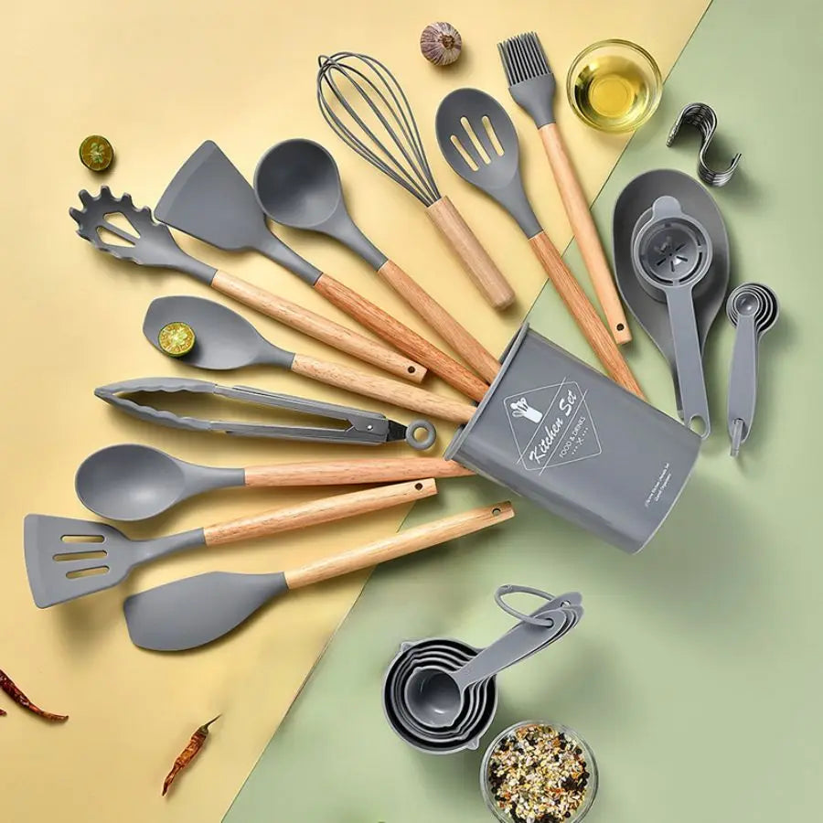34Pcs/set, Non-stick Pot Special Cooking Tools Set