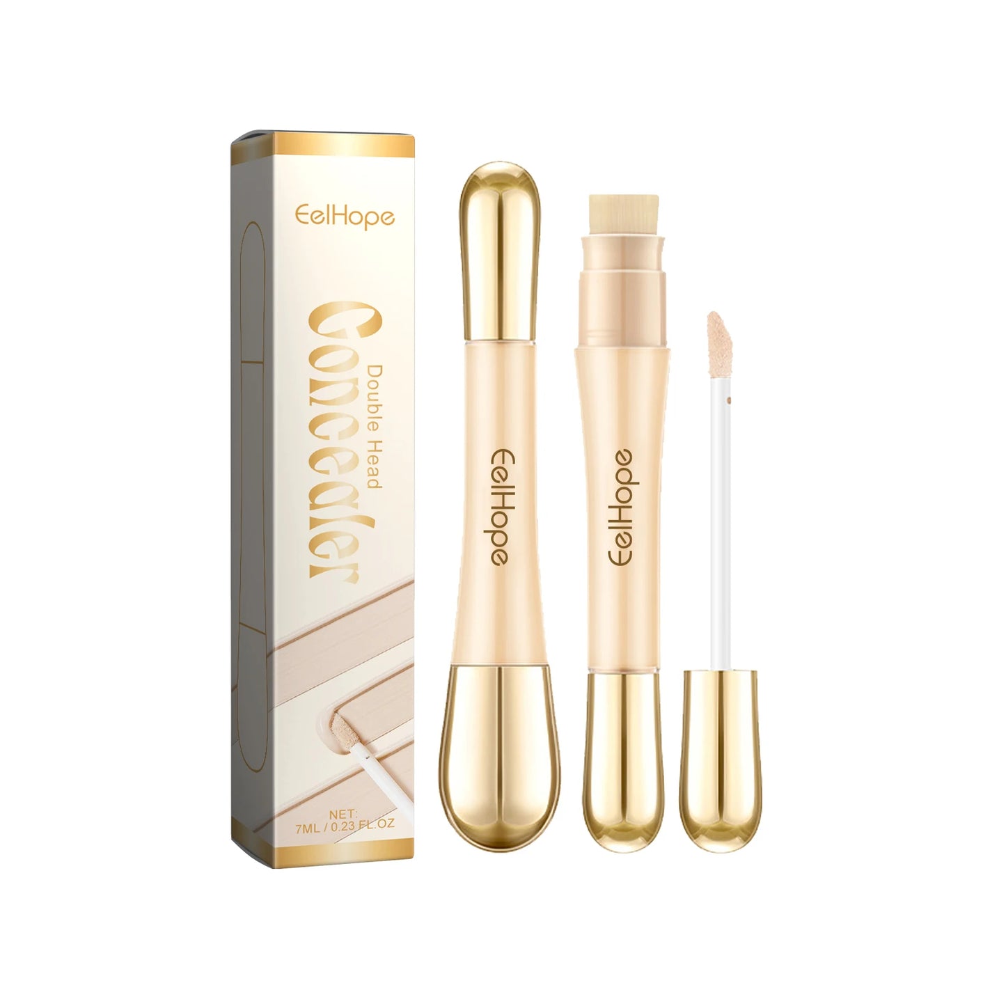 EELHOE Double Head Concealer Cover Acne Spot Highlighter