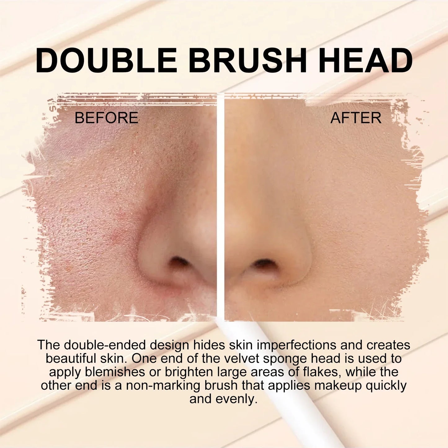 3pcs/set Double Head Concealer Cover Acne Spot