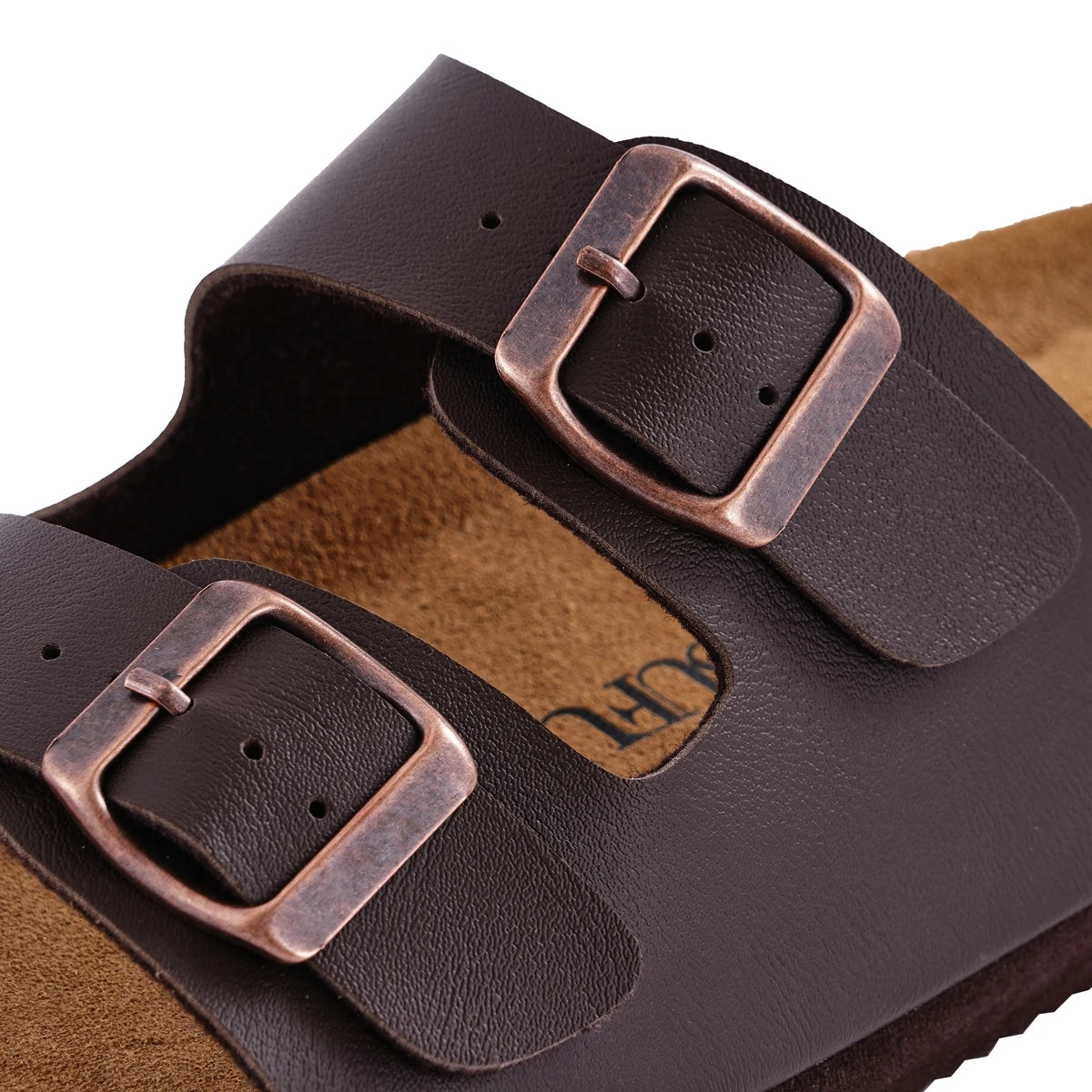 SUFU Spring Summer Soft Footbed Leather Sandals Women