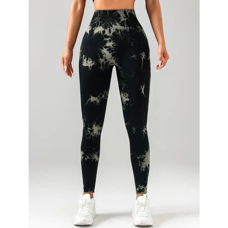 3 Pack Tie Dye Workout Seamless Leggings For Women