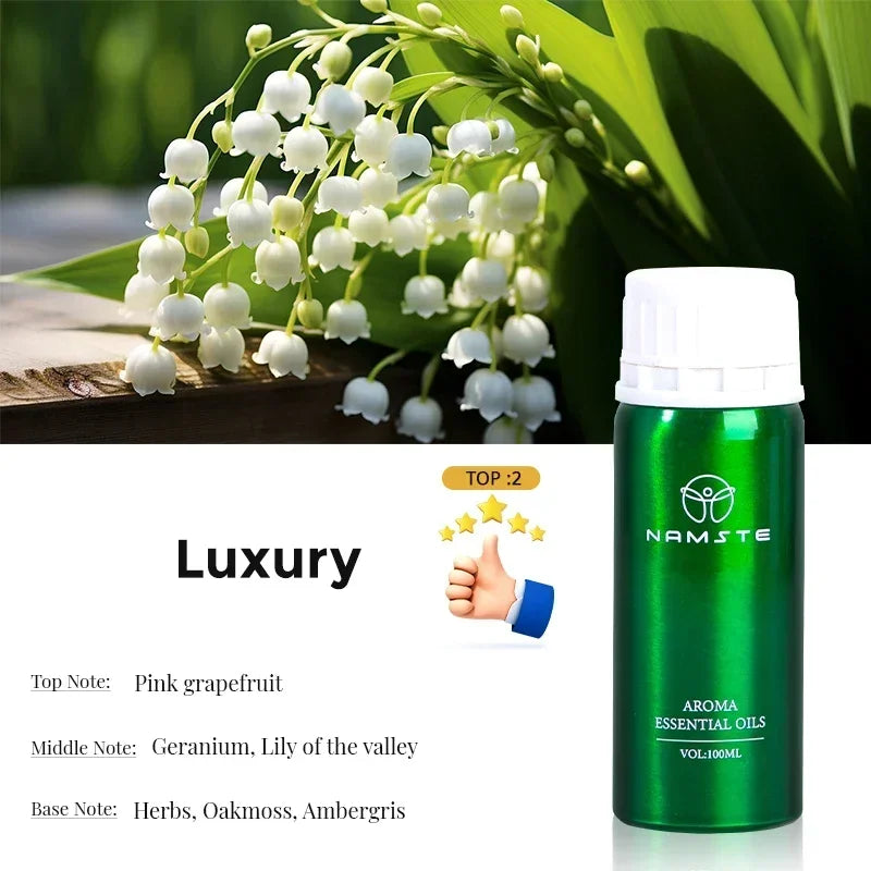 Perfume Essential Oils 100ML Aroma Diffuser
