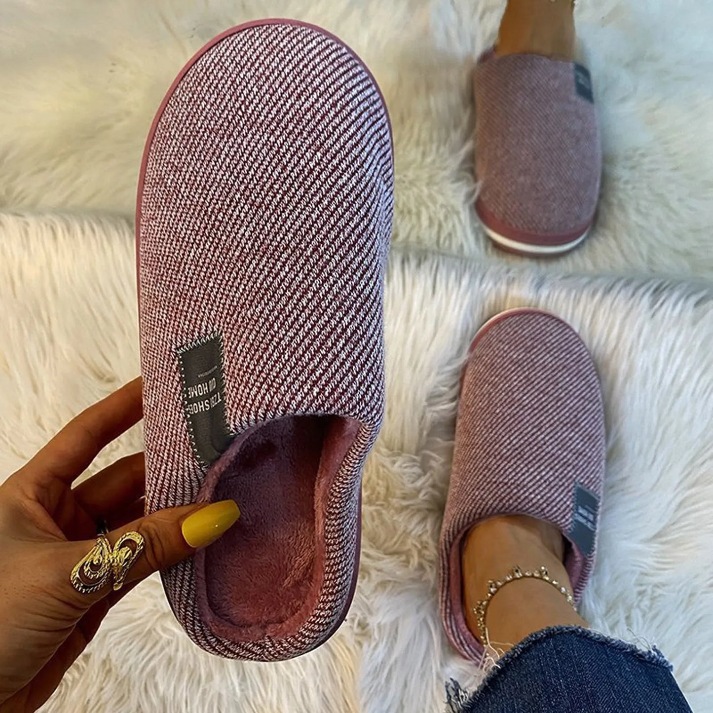 Women Winter Warm Home Slippers