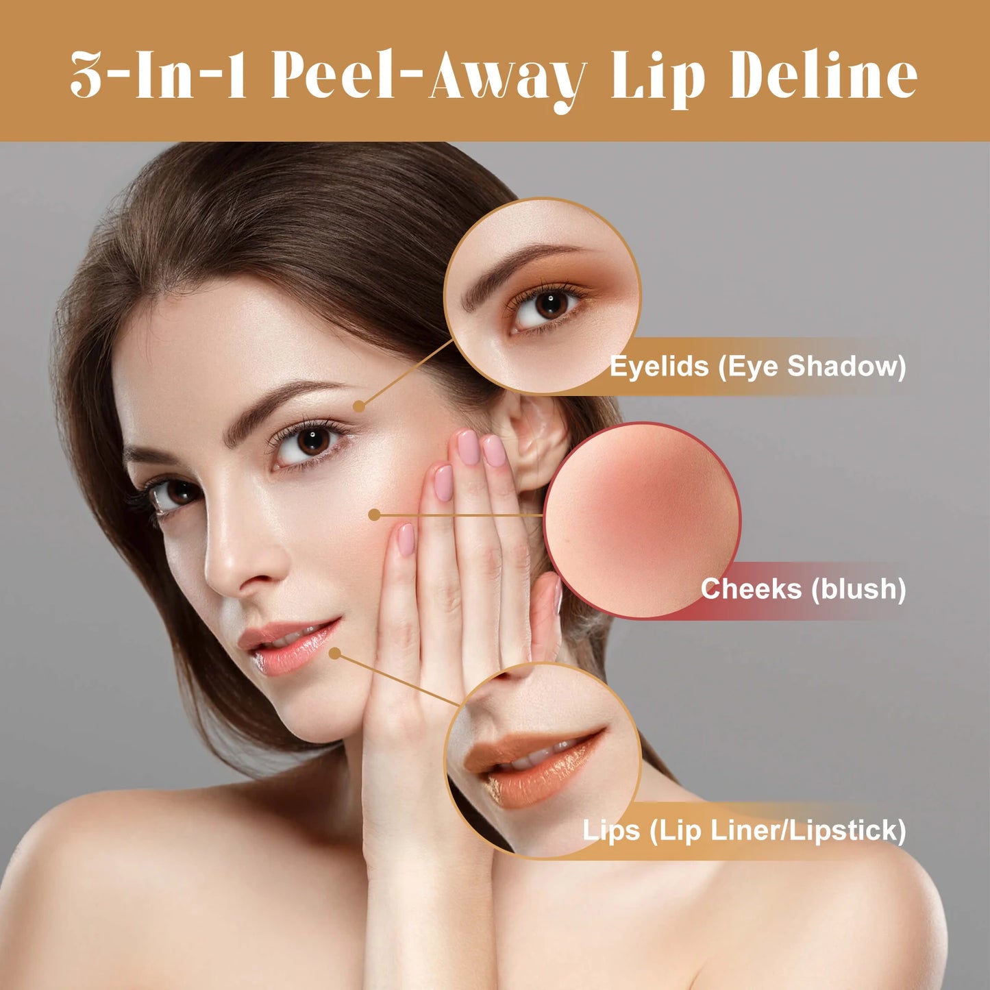 Peel off Lip Liner Pen Tattoo Lipstick