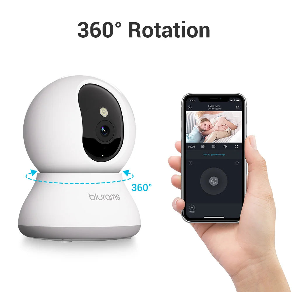 Blurams Indoor Security Camera , Home Security Camera